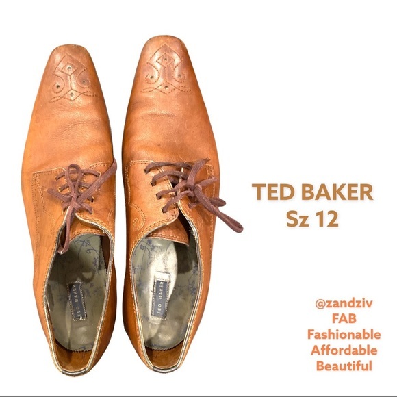 Ted Baker Leather Brown Shoes Sz 2 